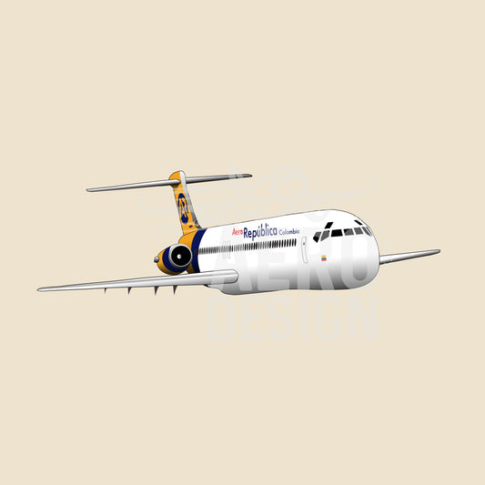 Sticker Aerorepublica MD