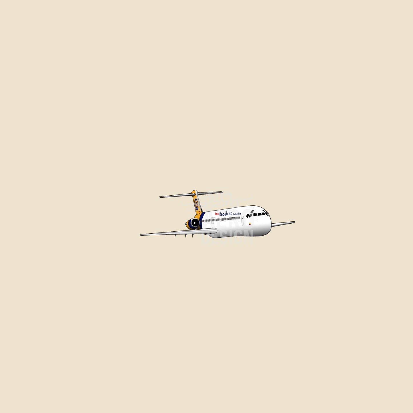 Sticker Aerorepublica MD