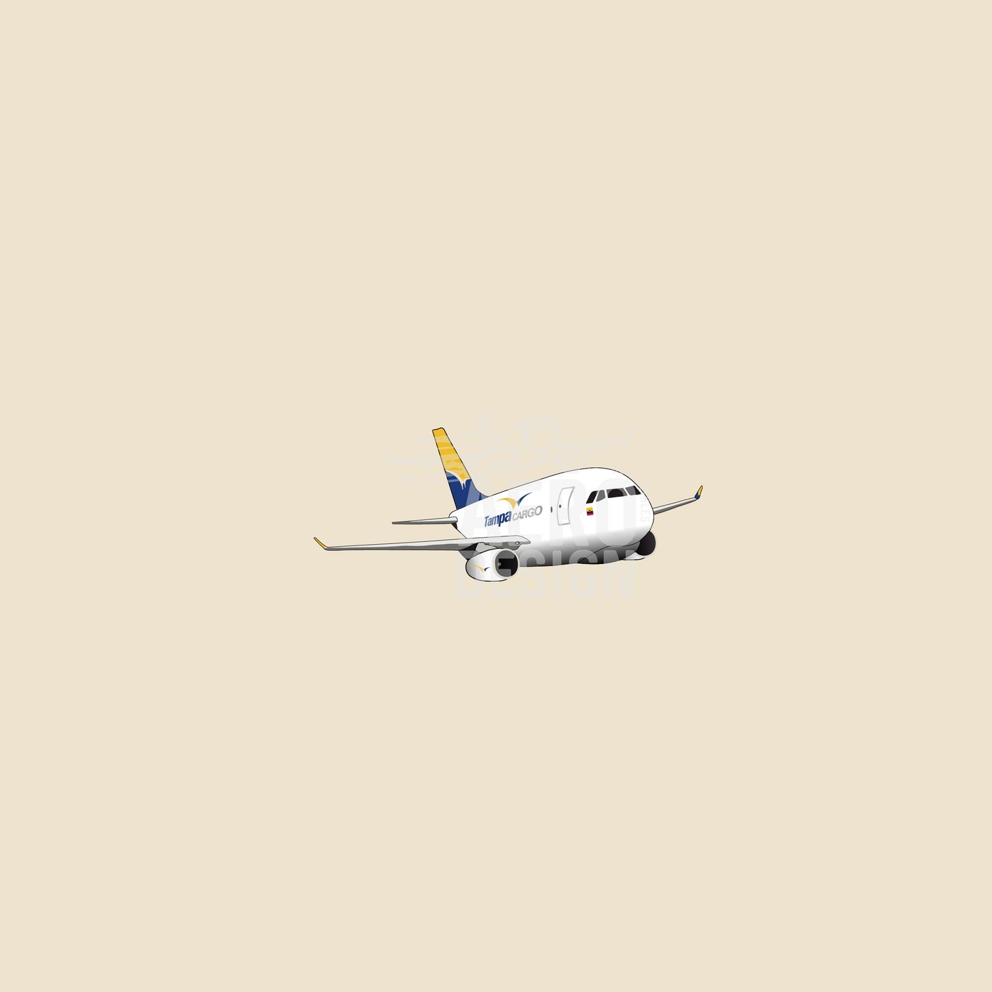 Sticker Tampa Cargo A330